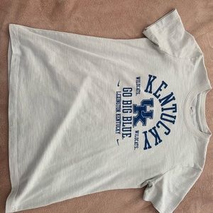 white university of kentucky shirt!!